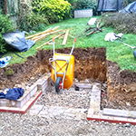 Foundations and groundwork underway for another complex project