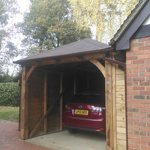 Completed car port