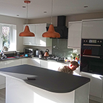 Luxury kitchen installed in a recent extension we completed